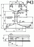 Рельсы Р-43 с доставкой по РБ